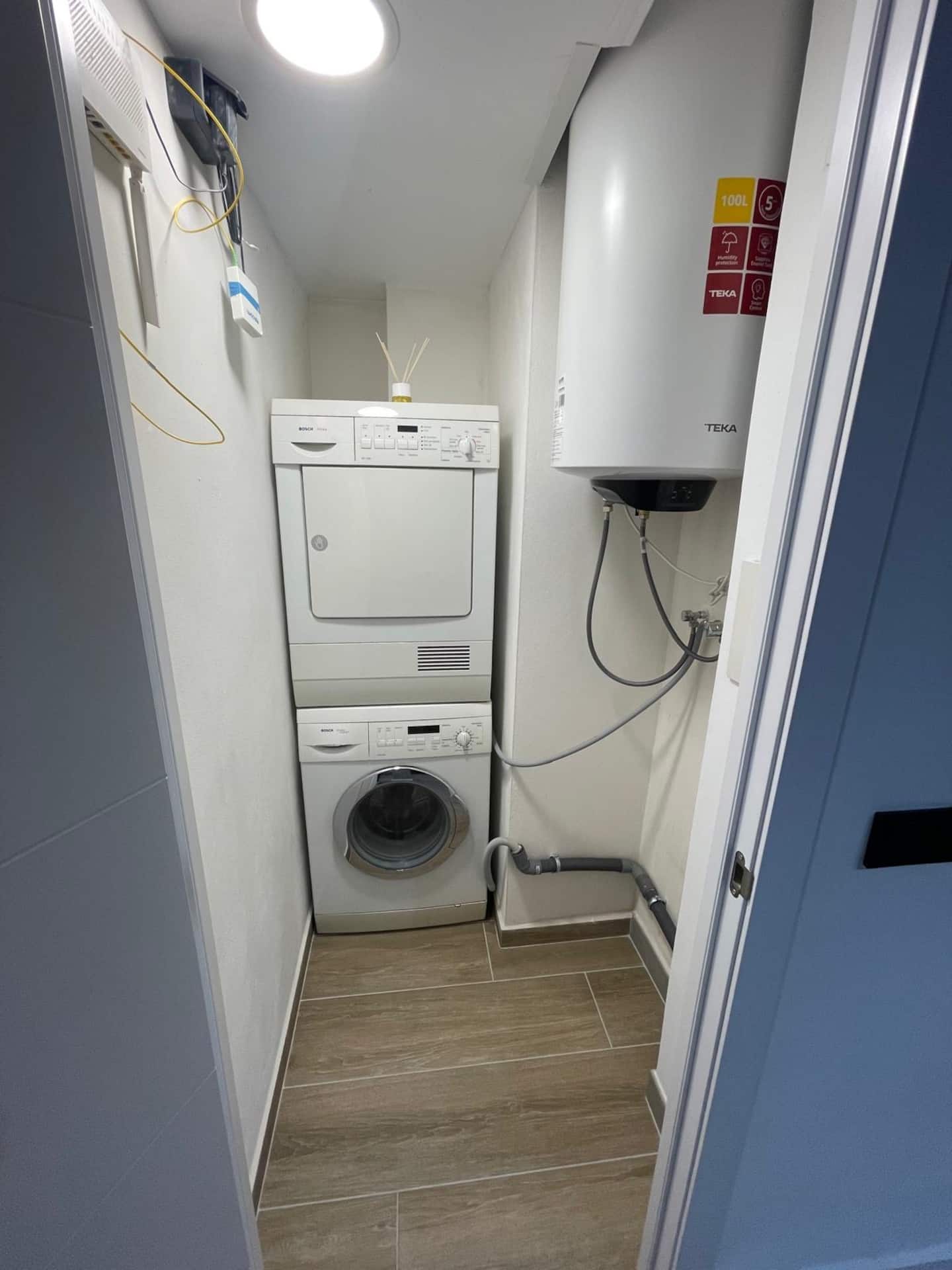 Laundry: washer and dryer